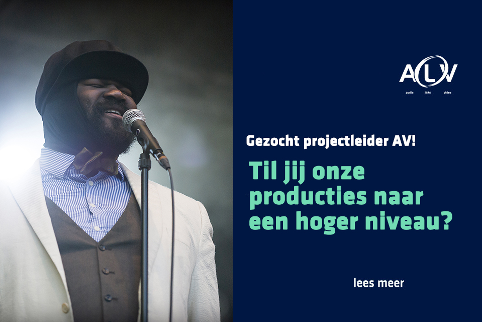 Vacature Projectleider AV – 32 à 40 uur